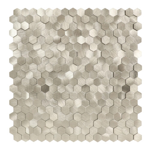 LS-1803 (1) 3D Peel and Stick Mini Hexagon Mosaic Tile