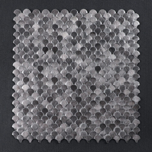 JHL46 (1) 3D Scallop Gravity Aluminium Mosaic